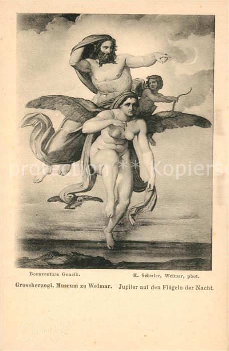 Weimar Thueringen Museum Jupiter auf den Fl?geln der Nacht Genelli