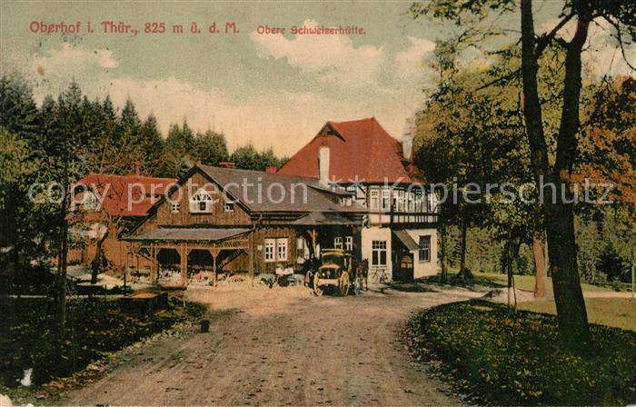 Oberhof Thueringen Obere Schweizerh?tte