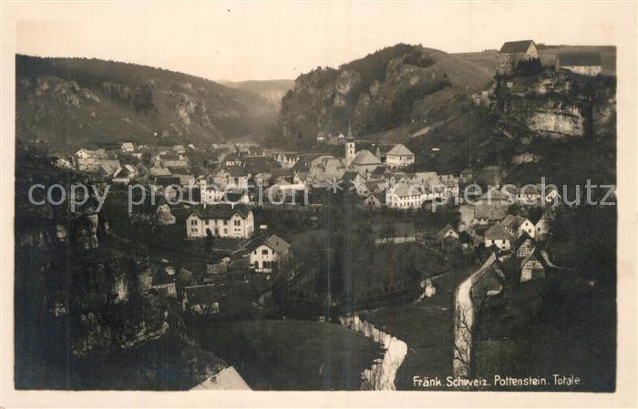 Pottenstein Oberfranken Totale