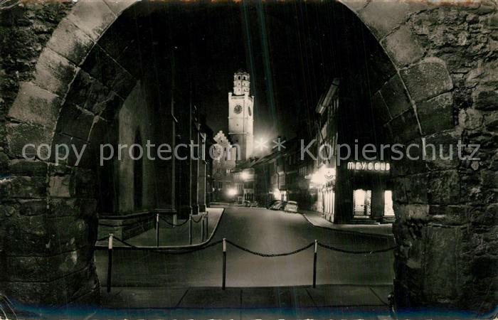 Ravensburg W?rttemberg Blick vom Frauentor zum Blaserturm