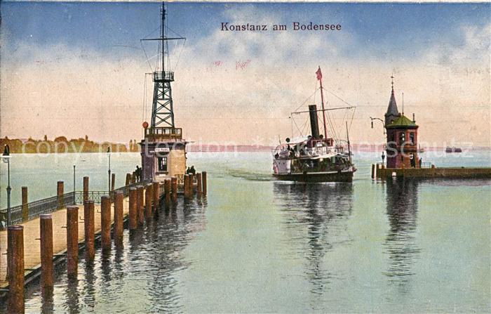 Konstanz Bodensee Hafeneinfahrt
