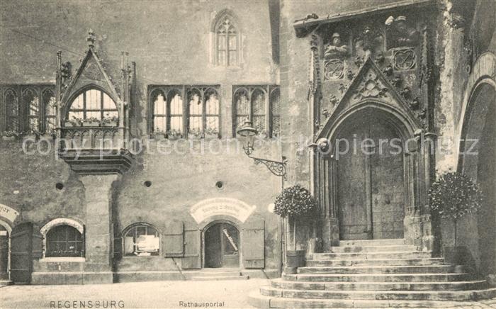 REGENSBURG Bayern Rathausportal
