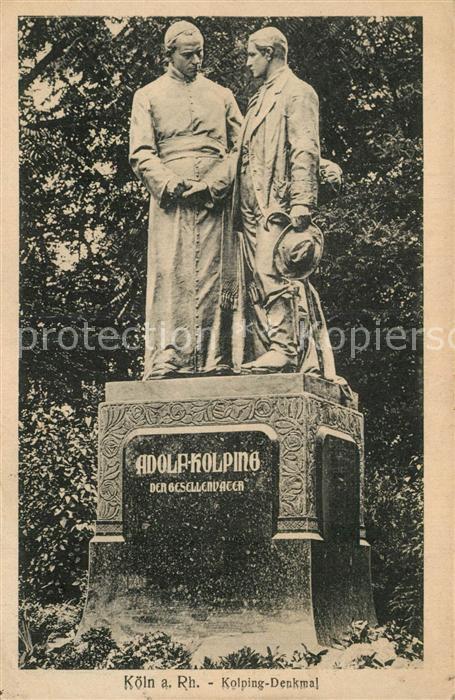 K?ln Rhein Kolping Denkmal