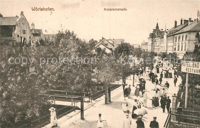 Bad  W?rishofen Kurpromenade