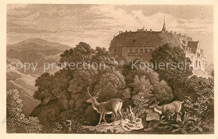 Wernigerode Harz K?nstlerkarte L. Richter 1838