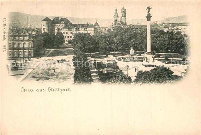 STUTTGART CITY Park mit S?ule