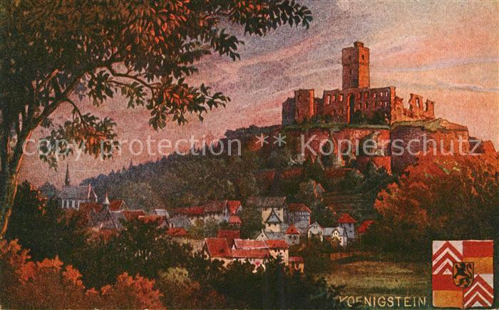 K?nigstein S?chsische Schweiz K?nstlerkarte