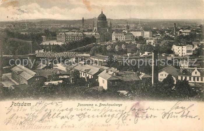 POTSDAM CITY Panorama vom Brauhausberg
