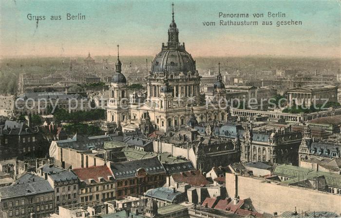 BERLIN CITY Blick vom Rathausturm