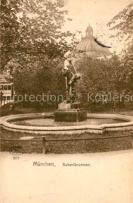 Muenchen Bayern Buberlbrunnen