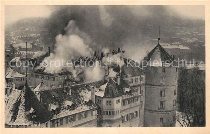 STUTTGART  CITY Brand des Stuttgarter alten Schlosses