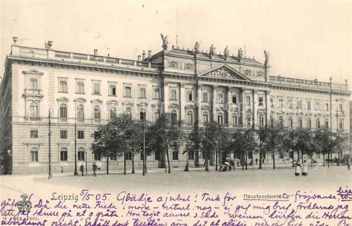 LEIPZIG Sachsen Hauptpostamt
