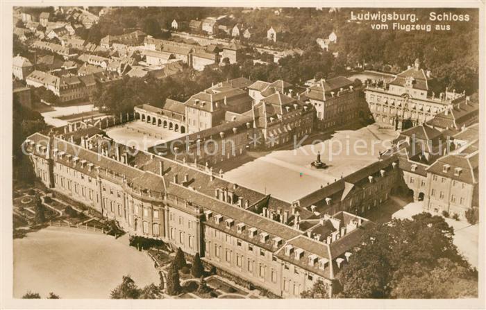 Ludwigsburg W?rttemberg Fliegeraufnahme mit Schloss