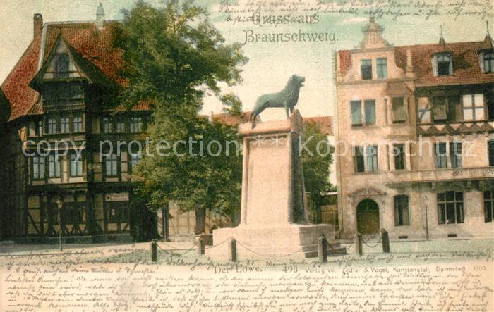 BRAUNSCHWEIG  CITY Der L?we Skulptur