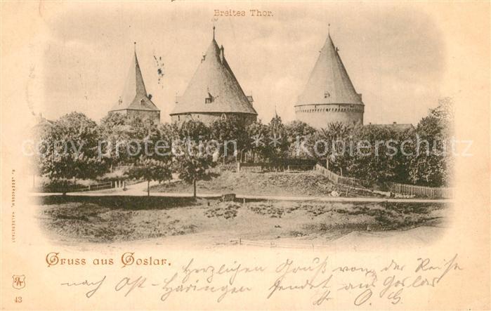 GOSLAR Harz Niedersachsen Breites Tor