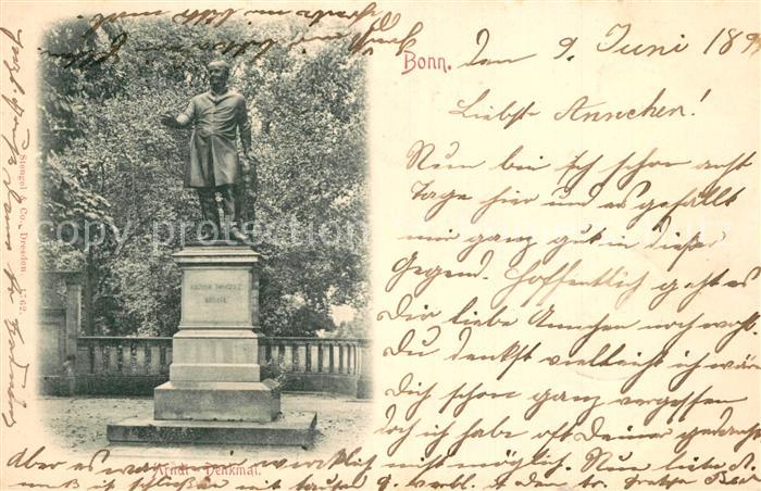 Bonn Rhein Arndt-Denkmal