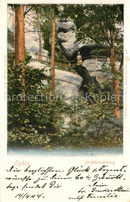 Oybin Sachsen Jungfernsprung