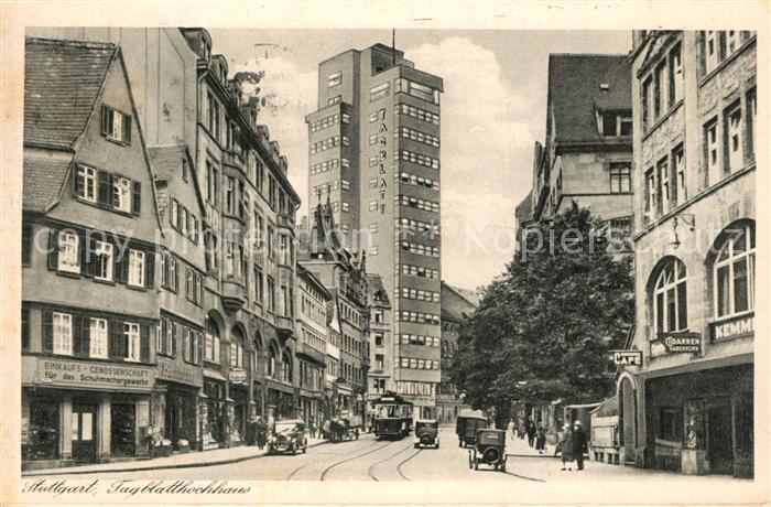 STUTTGART  CITY Tagblatthochhaus