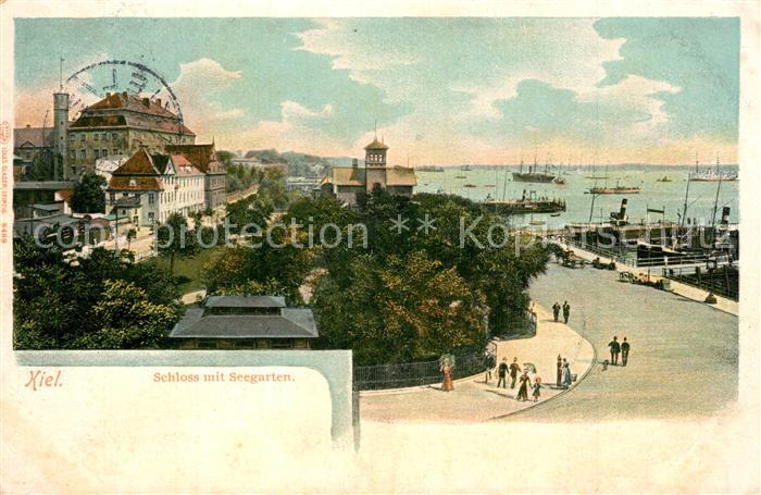 KIEL  CITY Schloss mit Seegarten