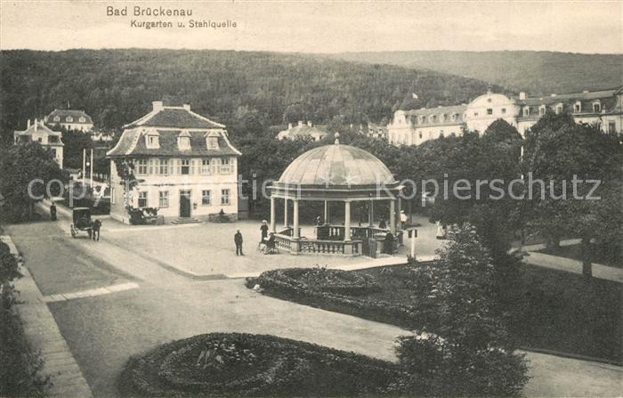 Bad  Br?ckenau Kurgarten mit Stahlquelle