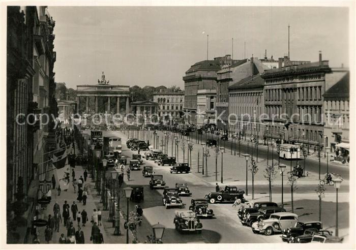 BERLIN  CITY Unter den Linden mit Brandenburger Tor