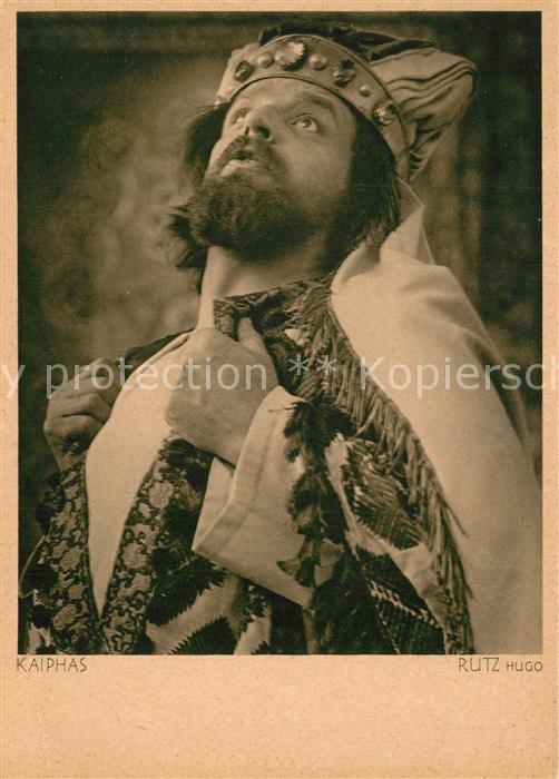 OBERAMMERGAU Bayern Passionsspiele Kaiphas Rutz Hugo