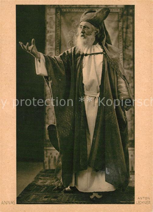 OBERAMMERGAU Bayern Passionsspiele Annas Anton Lechner