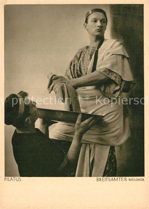 OBERAMMERGAU Bayern Passionsspiele Pilatus Breitsamter Melchior