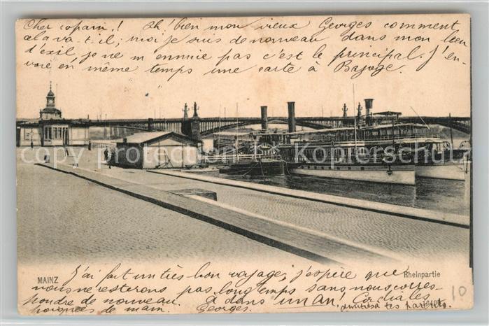 Mainz Rhein Rheinpartie
