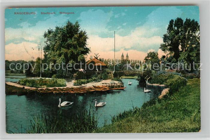 MAGDEBURG CITY Stadtpark Mittagsee