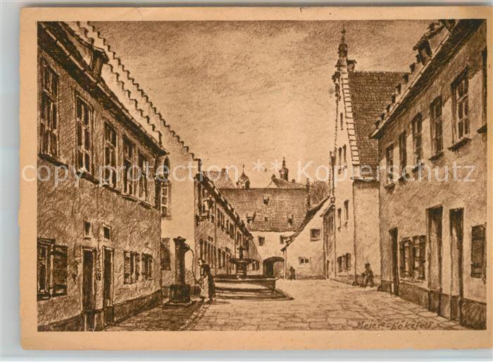 AUGSBURG CITY Fuggerei zerst?rte Denkm?ler der bayerischen Kultur