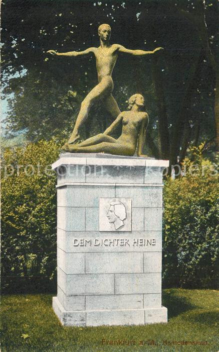 Frankfurt Main Dichter Heine Denkmal