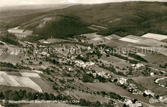 Hetzbach Beerfelden Odenwald Hessen Fliegeraufnahme
