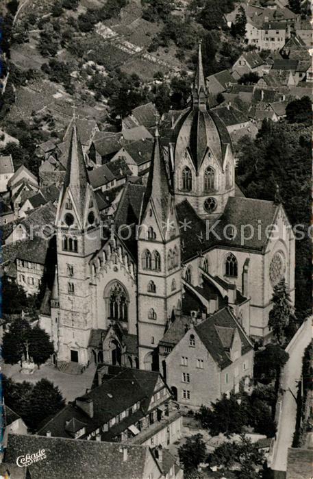 Heppenheim Bergstrasse Fliegeraufnahme Sankt Peters Dom