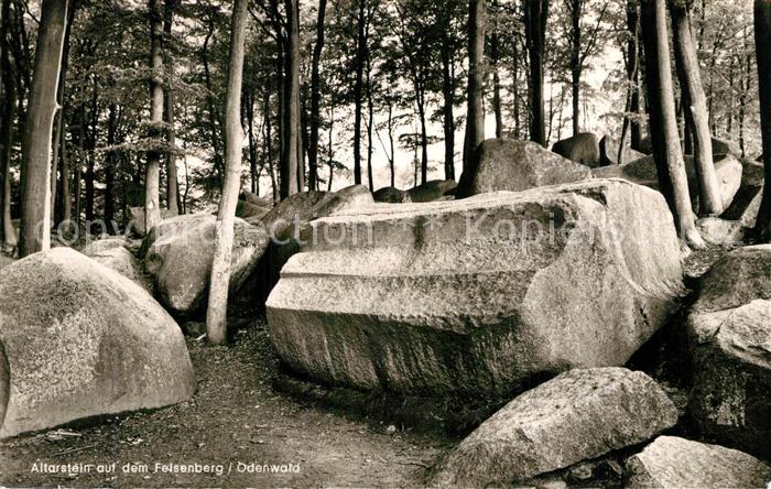 Reichenbach Lautertal Odenwald Altarstein auf dem Felsenberg