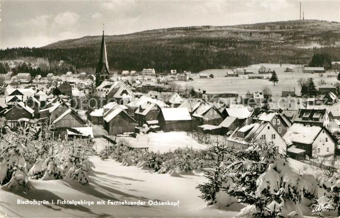 Bischofsgruen Fernsehsender Ochsenkopf Winter