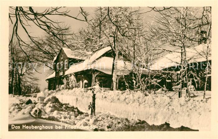 Friedrichroda Heuberghaus Winterlandschaft