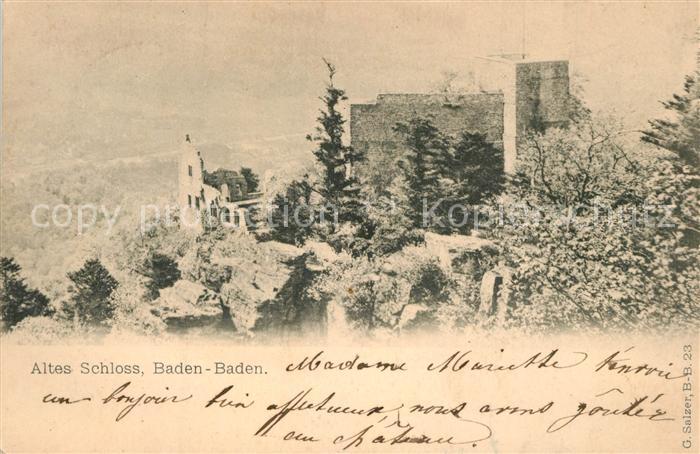 BADEN-BADEN BW Altes Schloss