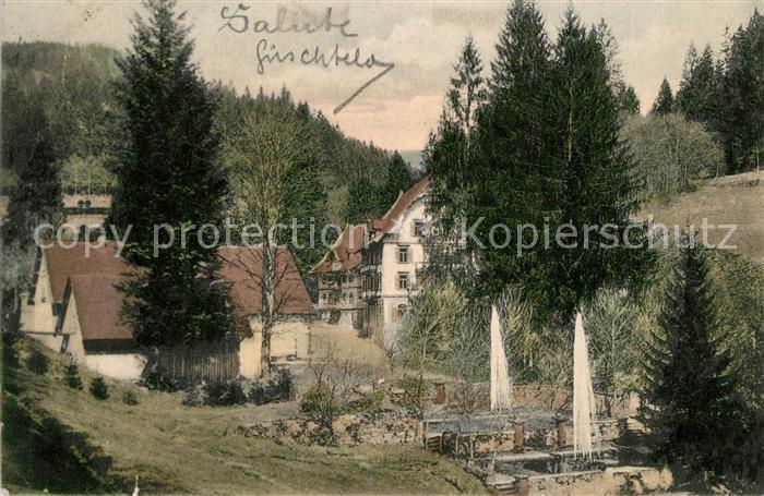 Allerheiligen Oppenau Ortsansicht Wasserfontaenen