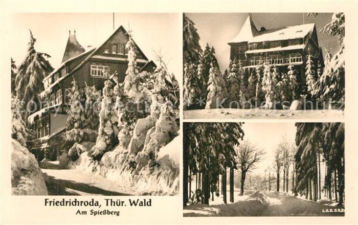 Friedrichroda Am Spiessberg Winterlandschaft