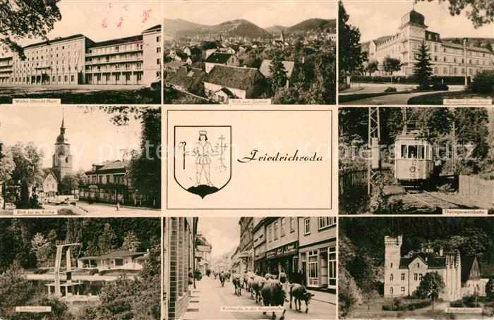 Friedrichroda Walter Ulbricht Heim Kirche Schwimmbad Reinhardsburg