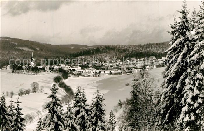 Bischofsgruen Winterlandschaft