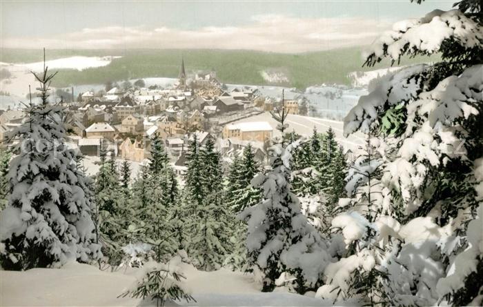 Bischofsgruen Winterlandschaft