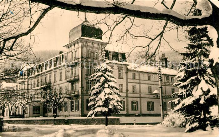 Friedrichroda FDGB Erholungheim Hermann Danz Winter