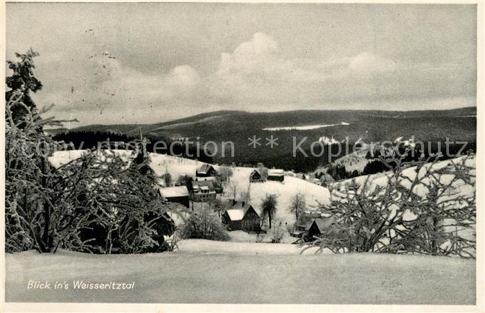 Schellerhau Winterlandschaft Weisseritztal