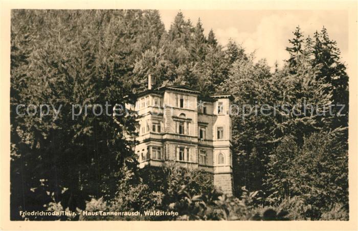 Friedrichroda Haus Tannenrausch Waldstrasse
