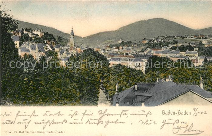 BADEN-BADEN BW Stadtpanorama
