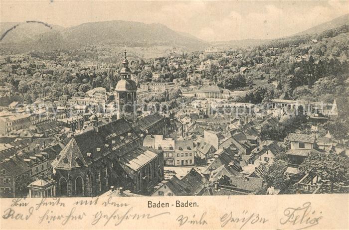 BADEN-BADEN BW Stadtpanorama