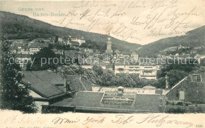 BADEN-BADEN BW Stadtpanorama