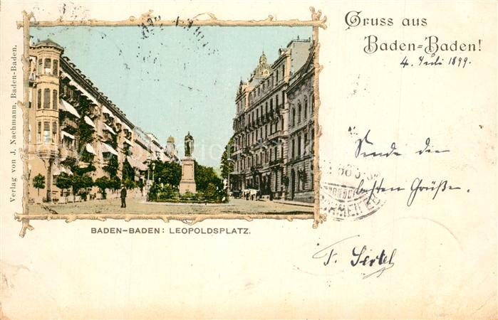 BADEN-BADEN BW Leopoldsplatz